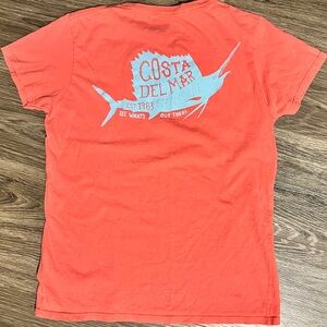 Costa T-Shirt Women's~ Medium Coral